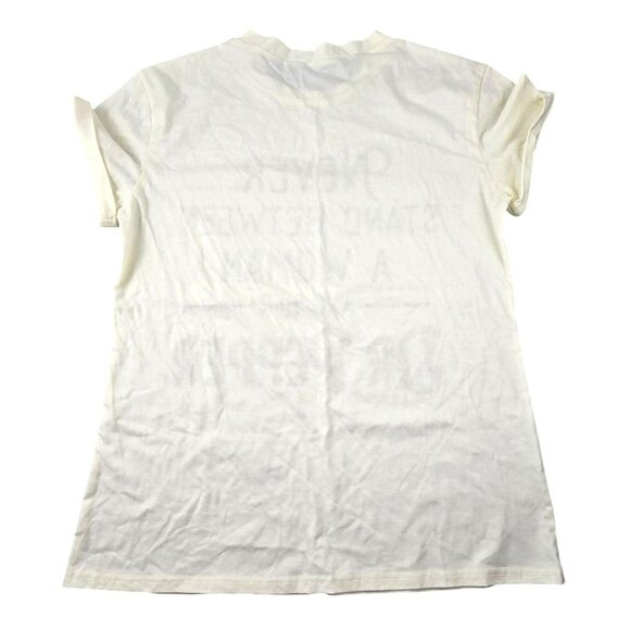 Never Stand Between A Woman And Her Dr Pepper Graphic Tee Shirt Size S JH1799 - Picture 5 of 6